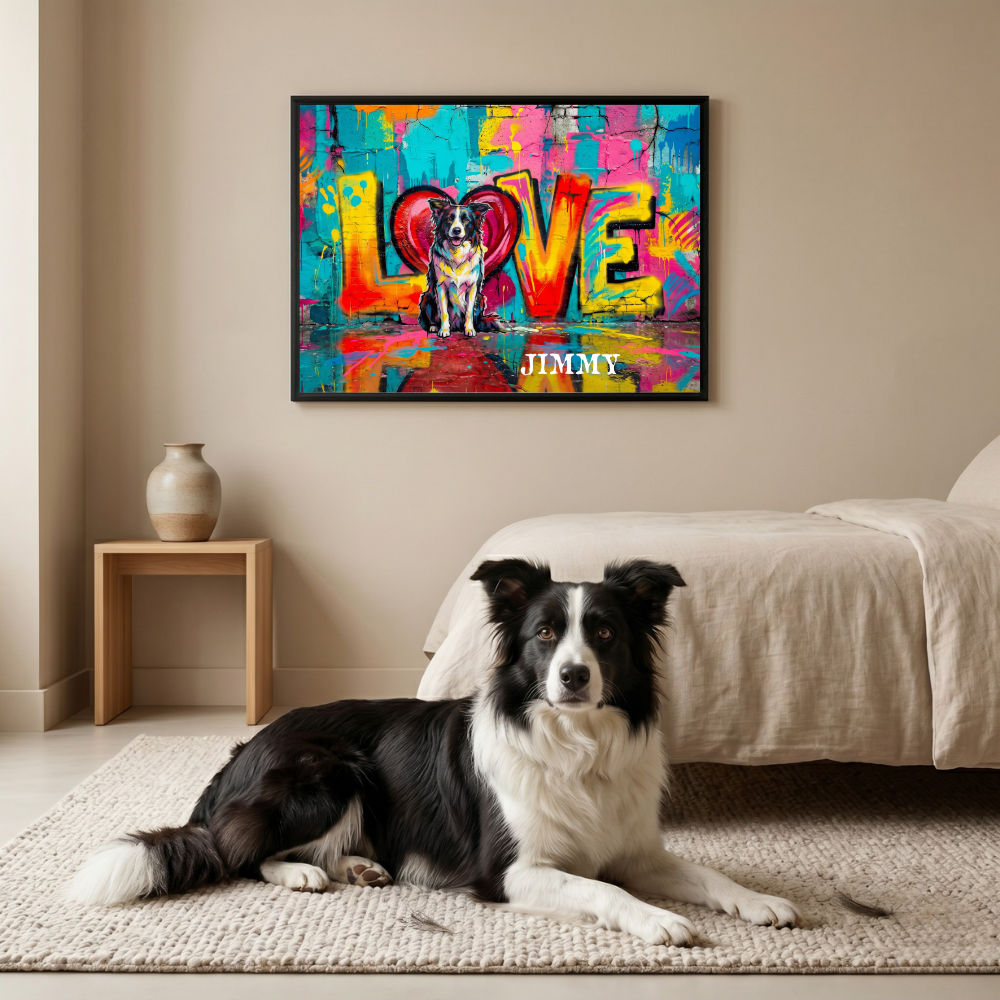 Personalisiertes Haustier-Poster "LOVE"