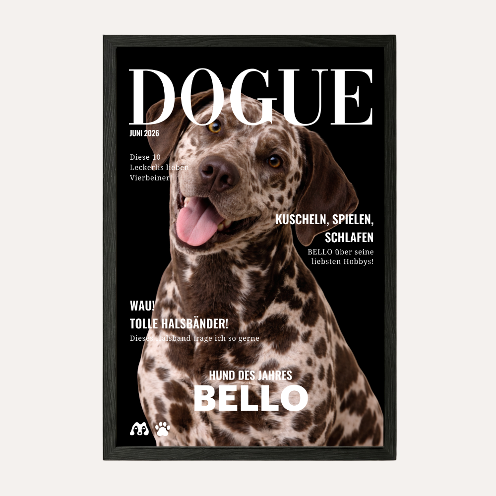 Personalisiertes Hunde-Poster "DOUGE"