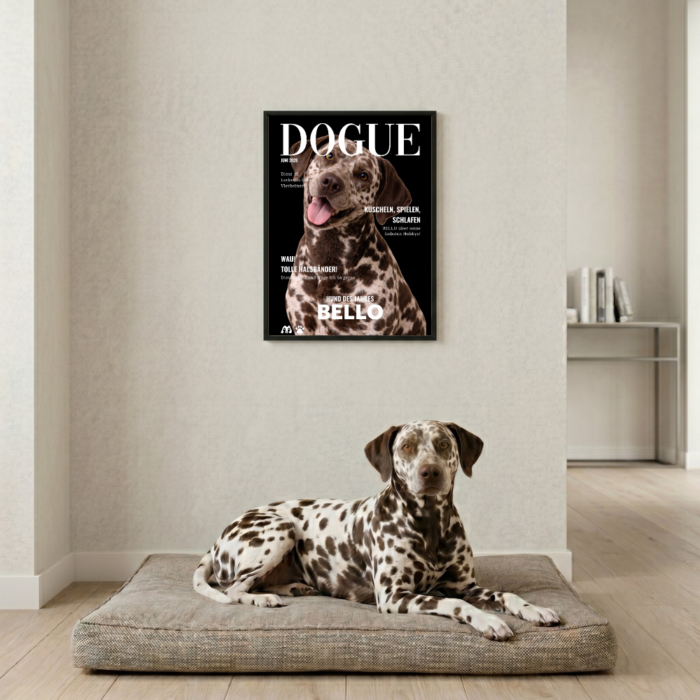 Personalisiertes Hunde-Poster "DOUGE"