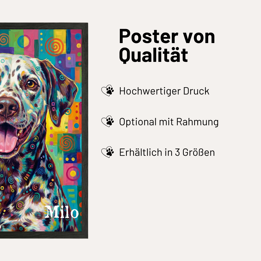 Personalisiertes Haustier-Poster "REAL ART"