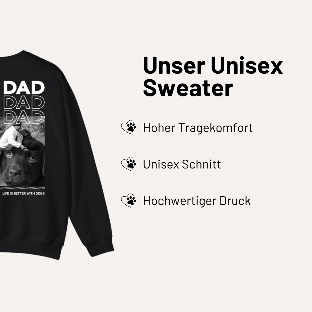Personalisiertes Sweatshirt "DOG DAD"