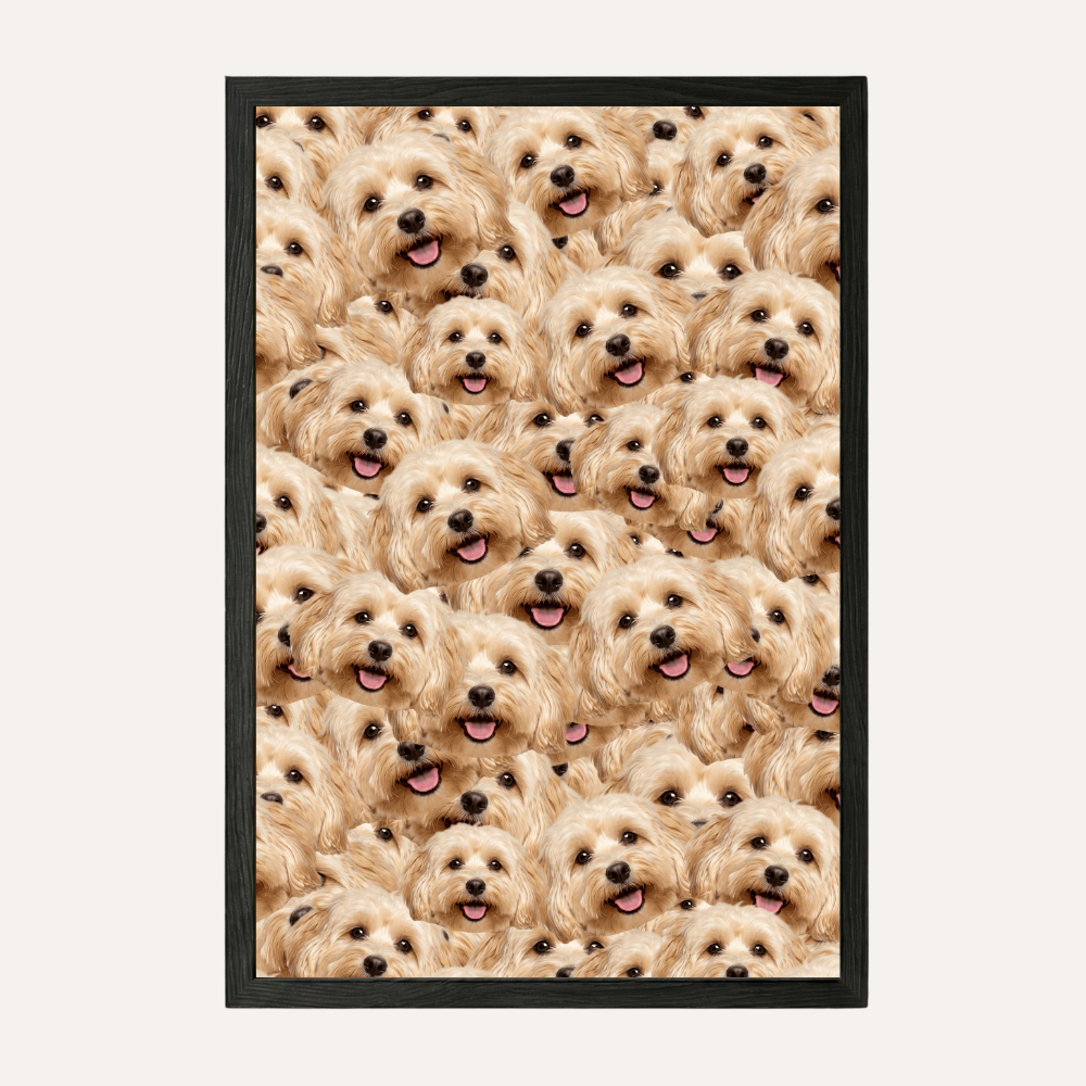 Personalisiertes Haustier-Poster "Foto Bomb"