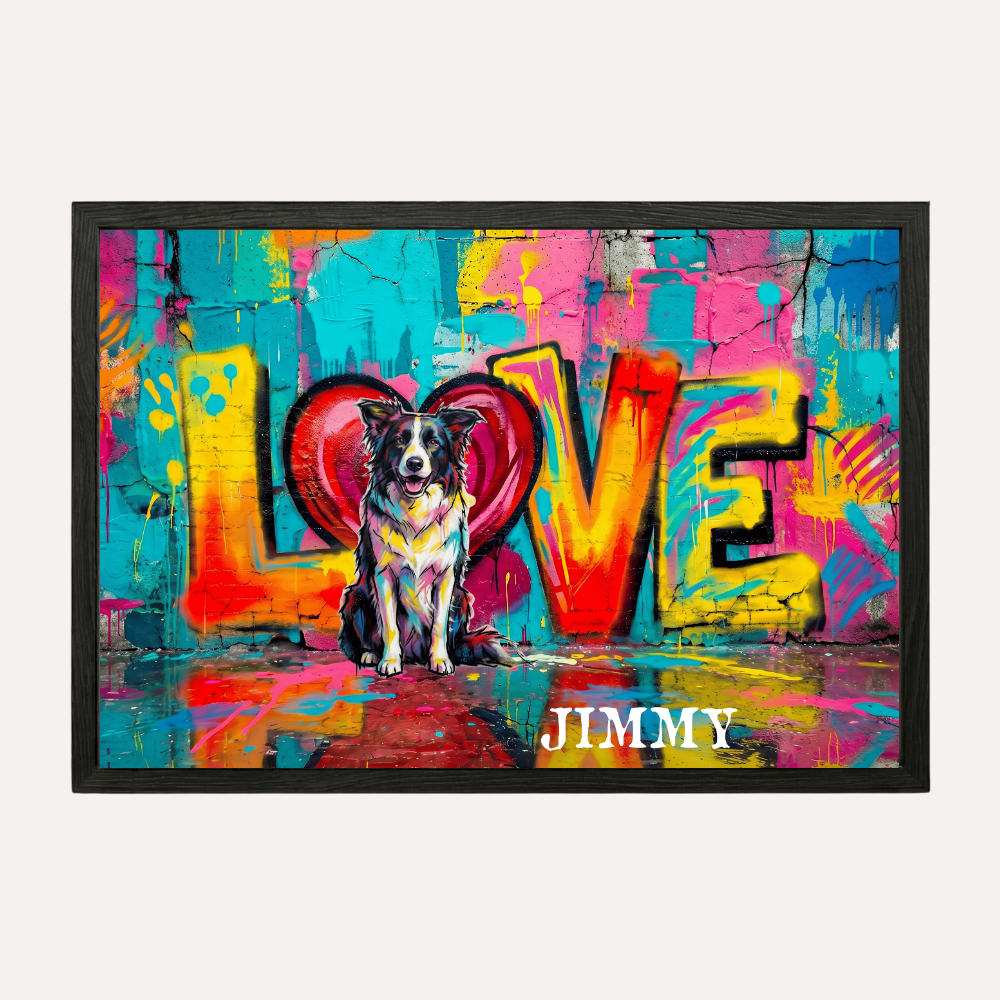 Personalisiertes Haustier-Poster "LOVE"