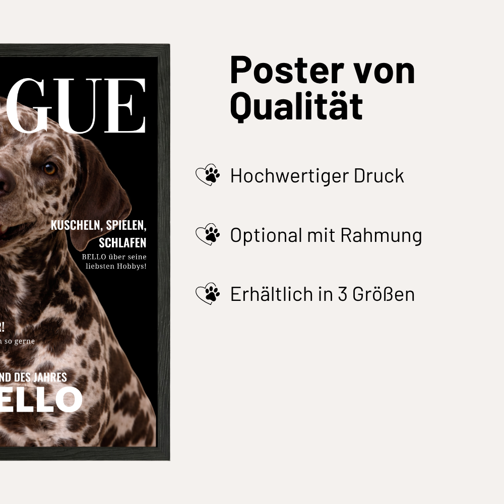 Personalisiertes Hunde-Poster "DOUGE"