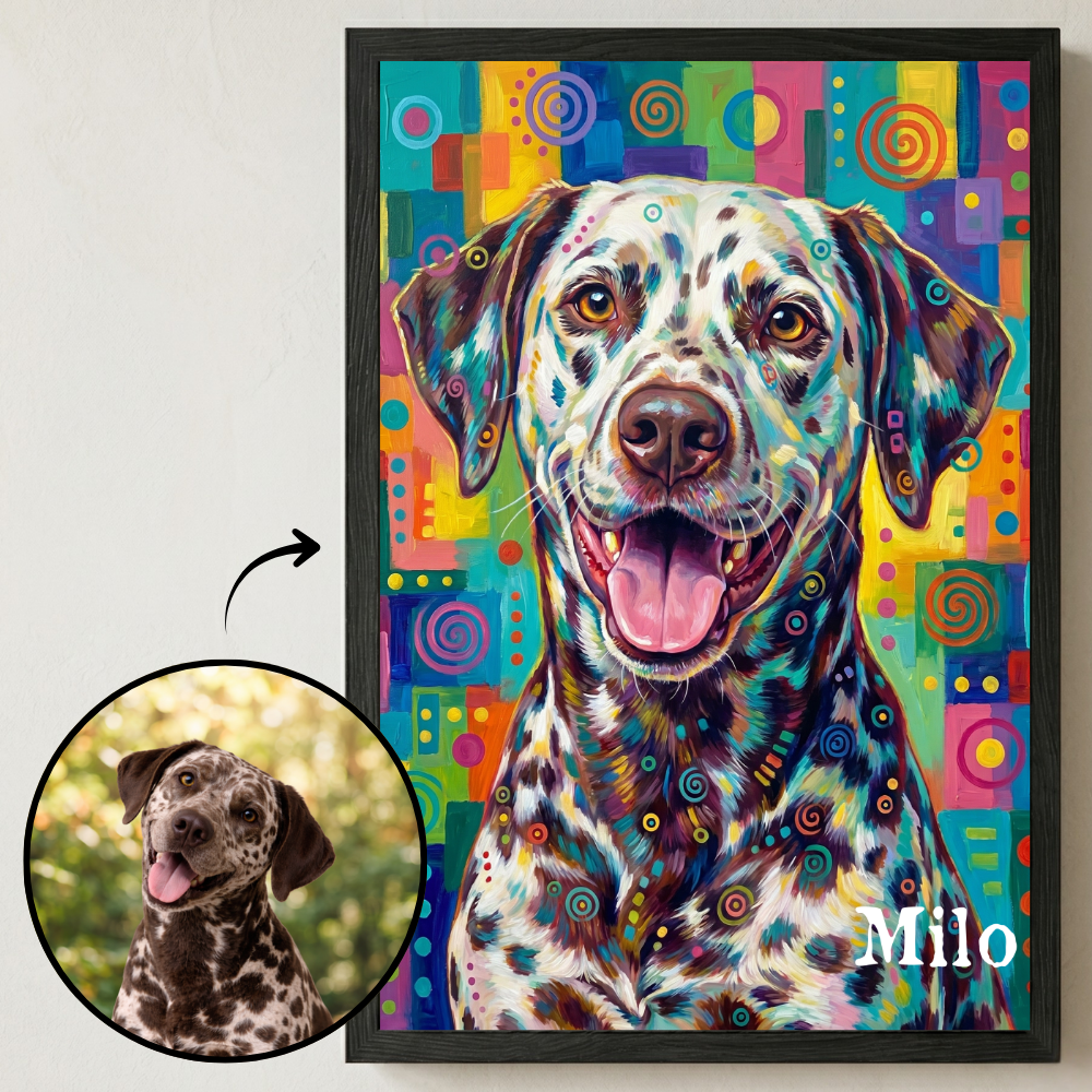 Personalisiertes Haustier-Poster "REAL ART"